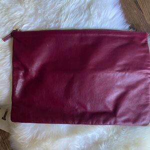 Clare V Leather Clutch